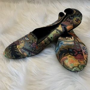 L.J. Simone New York Vintage Aztec Flats